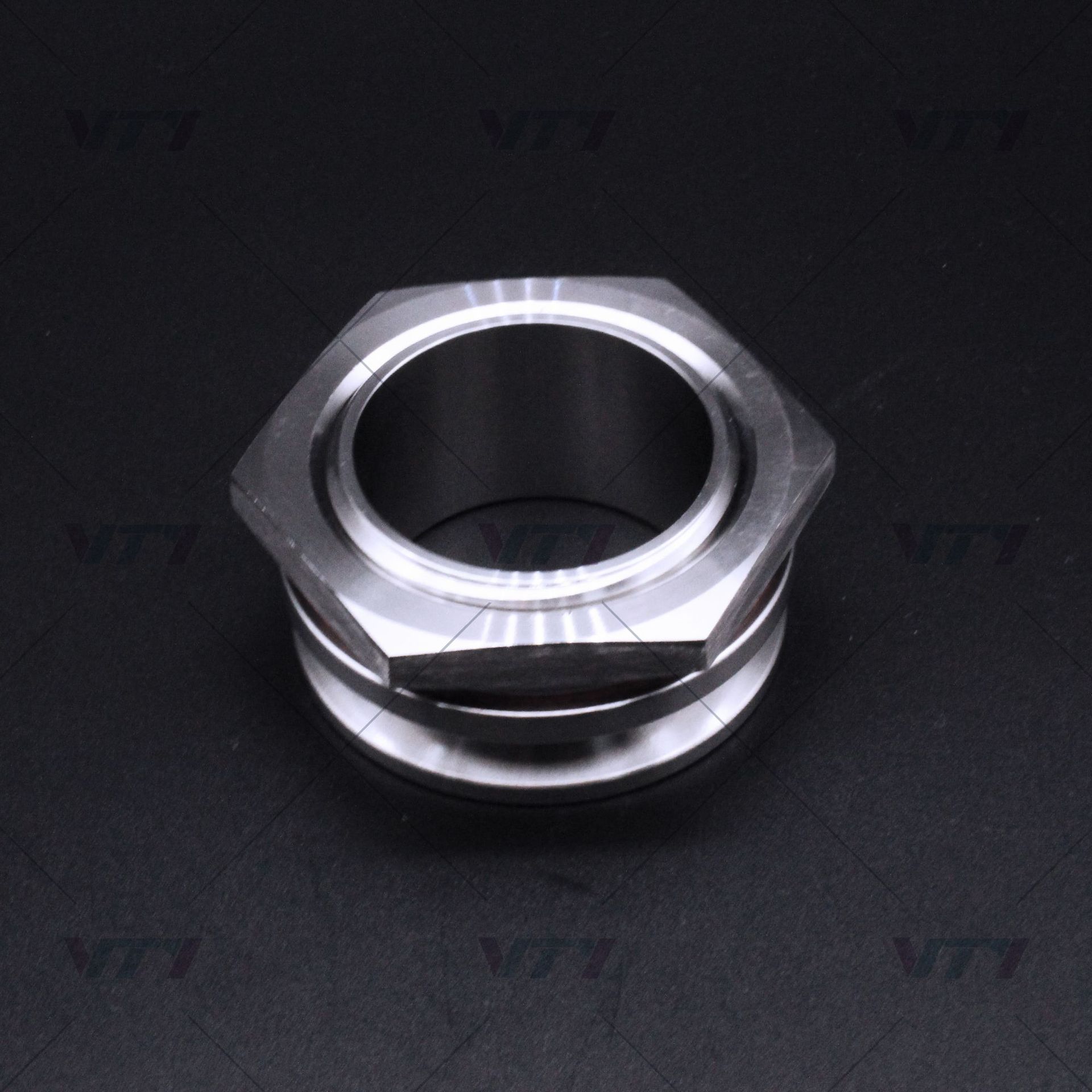 304不锈钢卫生级三夹焊头格兰头精酿bulkheadcompression fitting