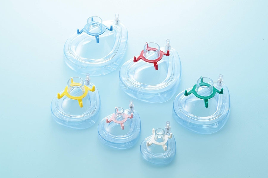 简易呼吸器配件面罩复苏器充气式麻醉面罩成人儿童新生儿pvc面罩