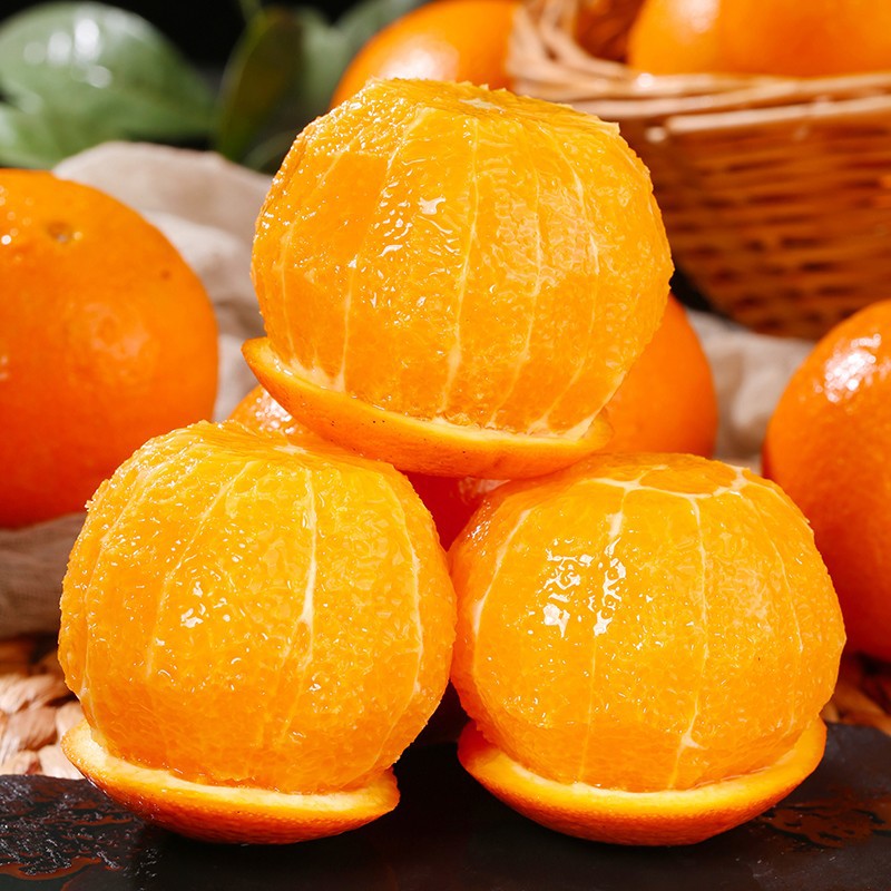 宜橙 伦晚脐橙 高甜微酸多汁 3-5-9斤甜橙子湖北秭归当季新鲜水果
