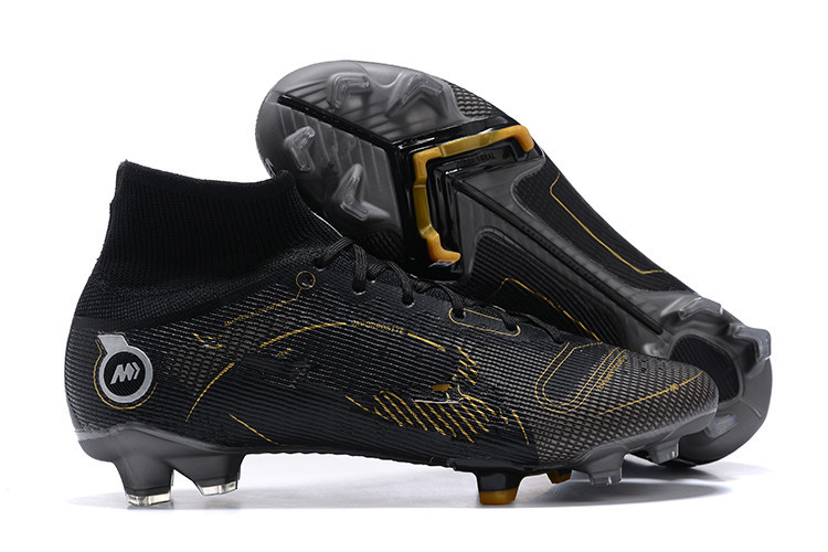 莆田刺客十三十四代电镀高帮针织面 sg钢钉足球鞋