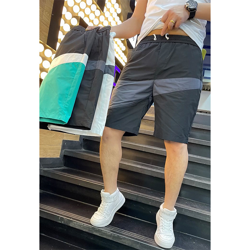 Sports Shorts Men's Summer New Trend Multicolor Fifth Pants Loose Youth Casual Quick-Drying Beach Pants Large Trunks