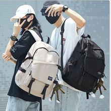 韩版初高中学生书包男女大容量双肩包大学生森系时尚潮流旅行背包