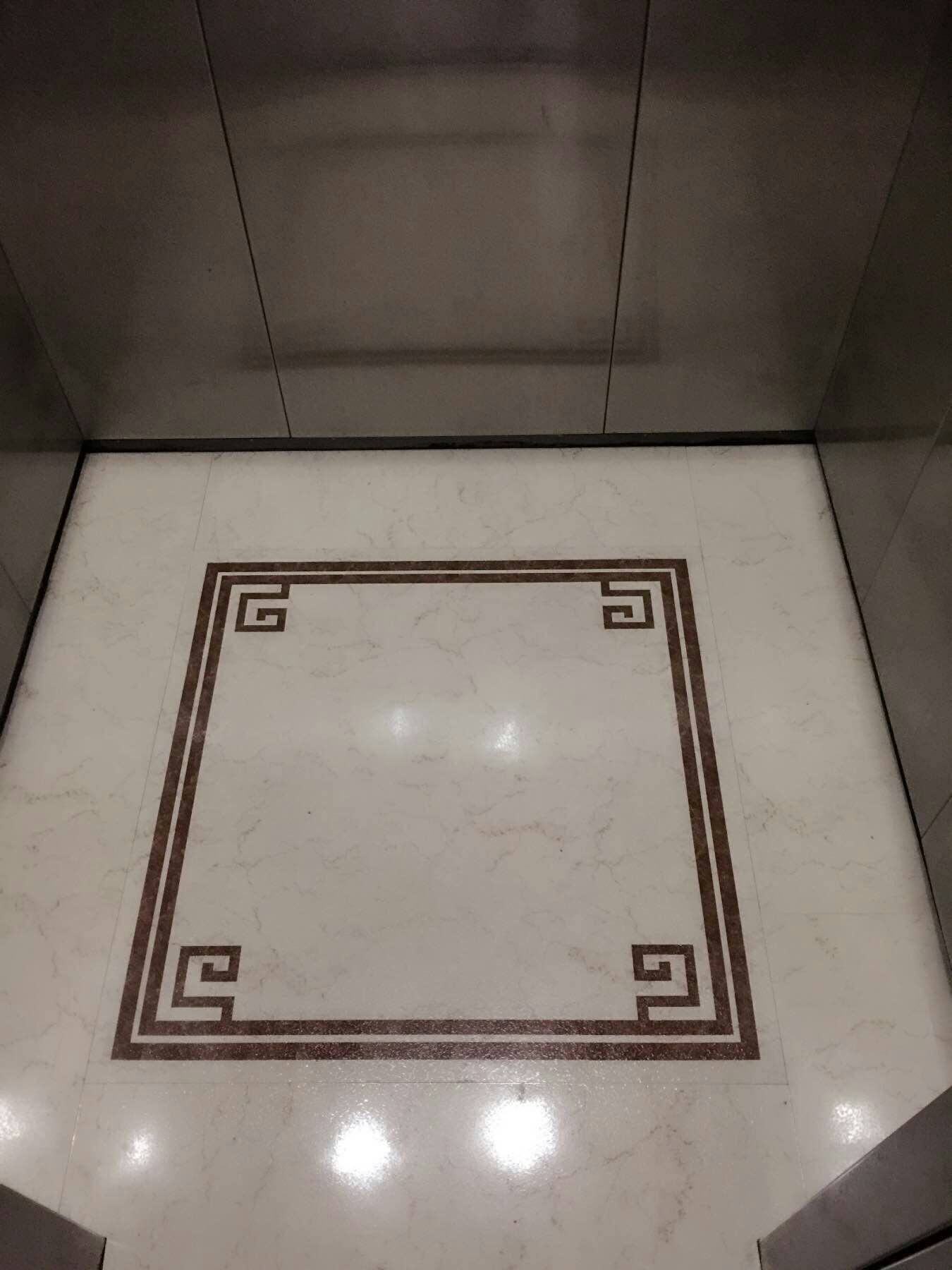 电梯轿厢专用地板 pvc大理石塑胶地板小区客梯货梯观光梯片材拼接