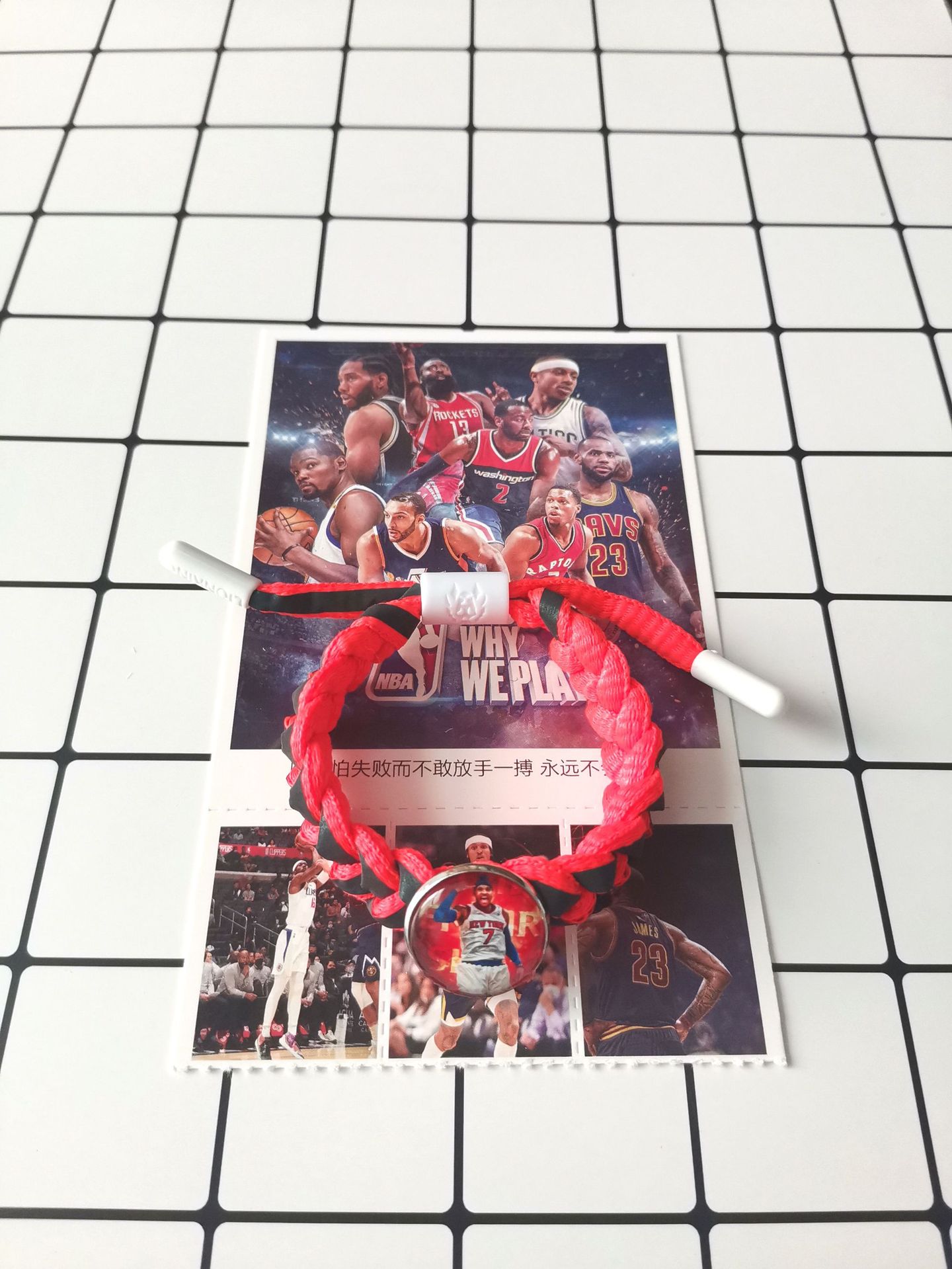 小狮子nba球星篮球科比詹姆欧文明星反光手腕带手环手绳手链周边