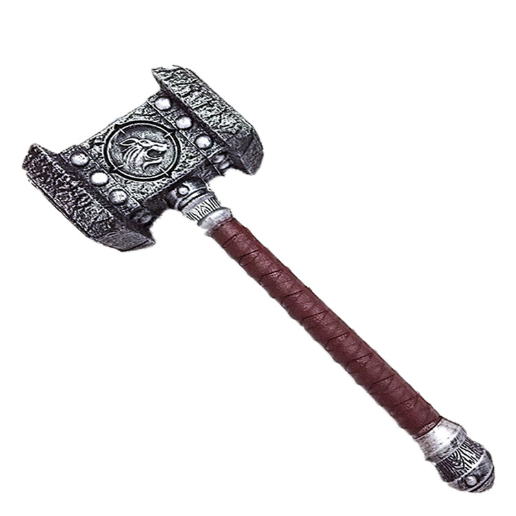 魔兽世界毁灭之锤 雷神之锤 cos动漫影视道具武器模型 pu发泡玩具