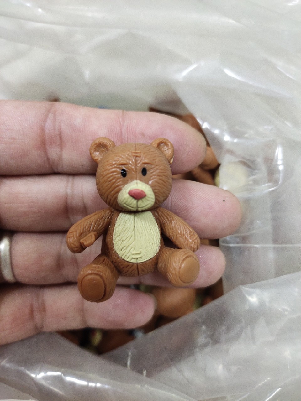 外贸散货 小熊 泰迪熊 小号公仔玩具模型玩具摆件 小手办