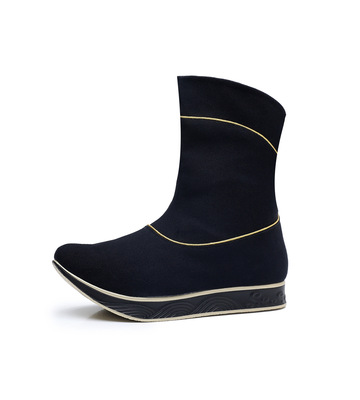 履泰欣古装旅拍马面裙皂靴古风男汉服靴子武侠服魏晋制古代朝靴子