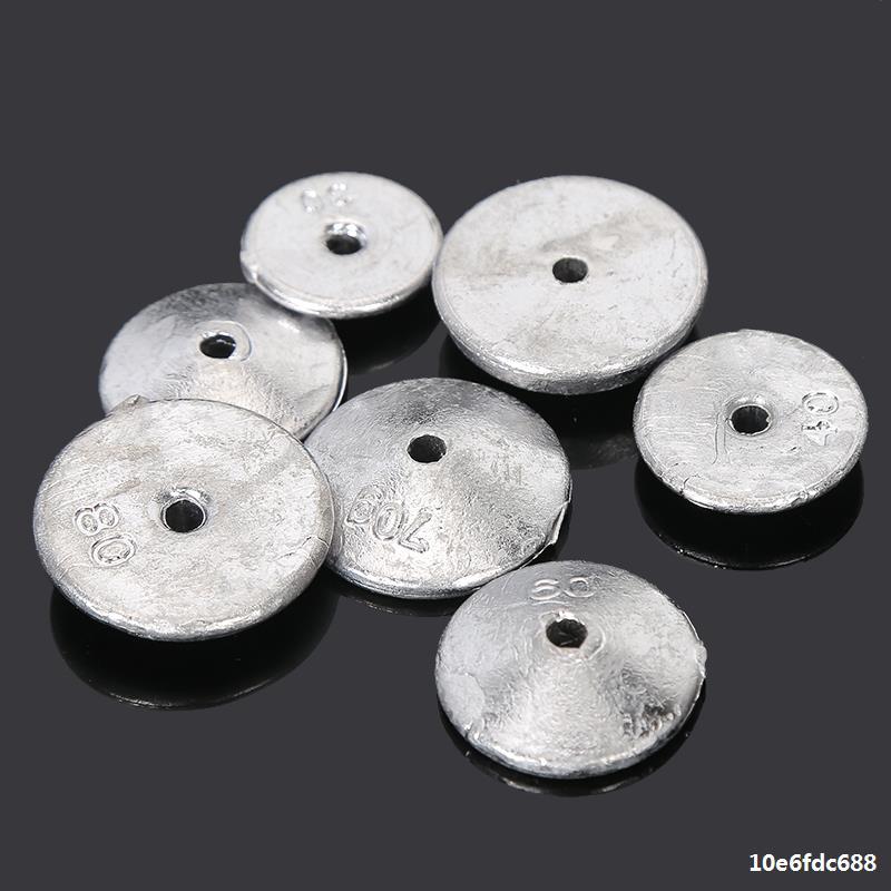 包邮钓鱼坠铅块海杆抛竿扁坠爆炸钩远投圆形翻板钩盘钩铅坠