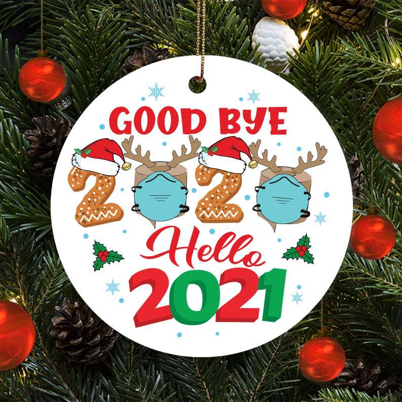 happy new year ornaments new hope in 2021新年装饰品挂件代发