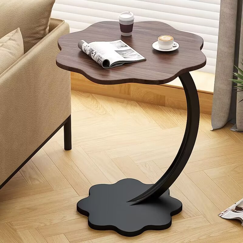 Sofa Side Table Portable Coffee Table Side Cabinet Household Living Room Side Table Mini Corner Table Square Table Small Coffee Table Storage Rack
