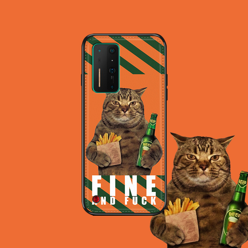 适用于坚果r2手机壳创意网红猫咪锤子坚果pro3皮纹保护套全包边防