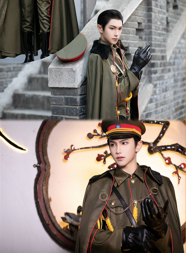 军阀装大帅服军装老九张大佛爷同款军阀装表演服cosplay服套装