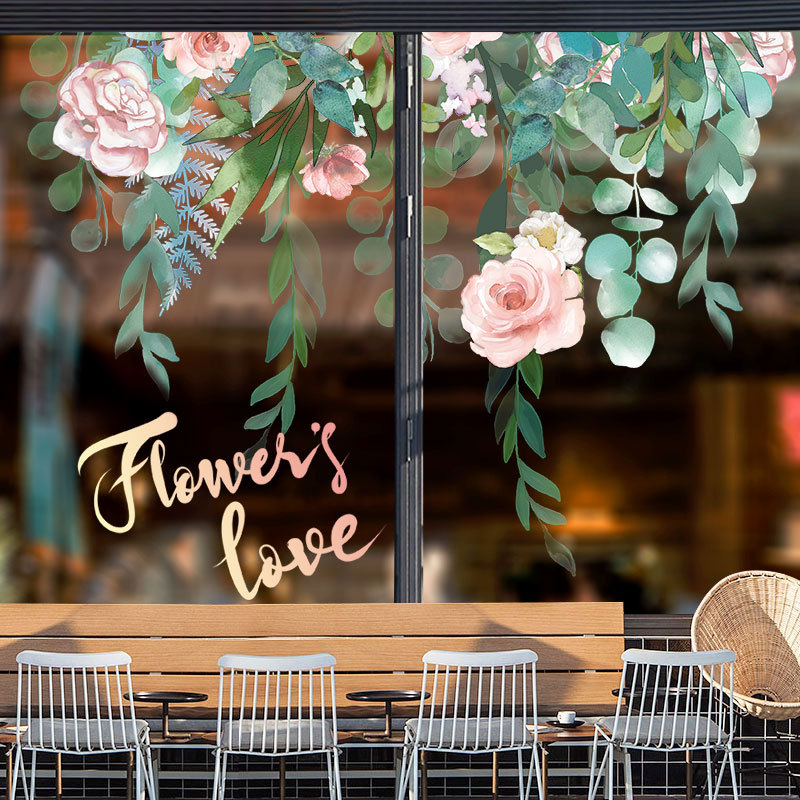 创意玻璃门贴纸防撞3d立体墙贴画窗户厨房装饰窗花卫生间客厅阳台