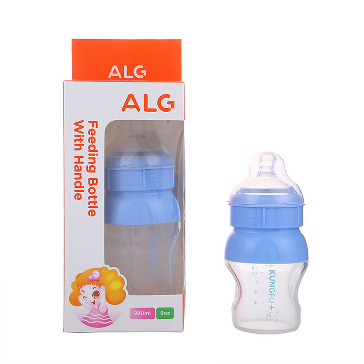 ALG Baby Wide Mouth Feeding Bottle Newborn Feeding Drinking Water Pp Feeding Bottle Maternal and Child Supplies 240ml