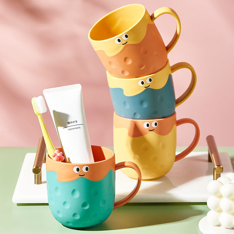 儿童漱口杯家用宝宝刷牙杯卡通可爱高颜值北欧牙缸洗漱杯喝水杯子