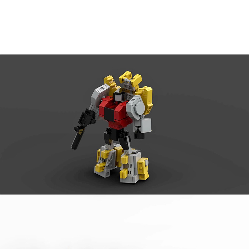 恐龙积木moc兼容乐高嚎叫创意diy拼装g1机械系列小颗粒机器人玩具