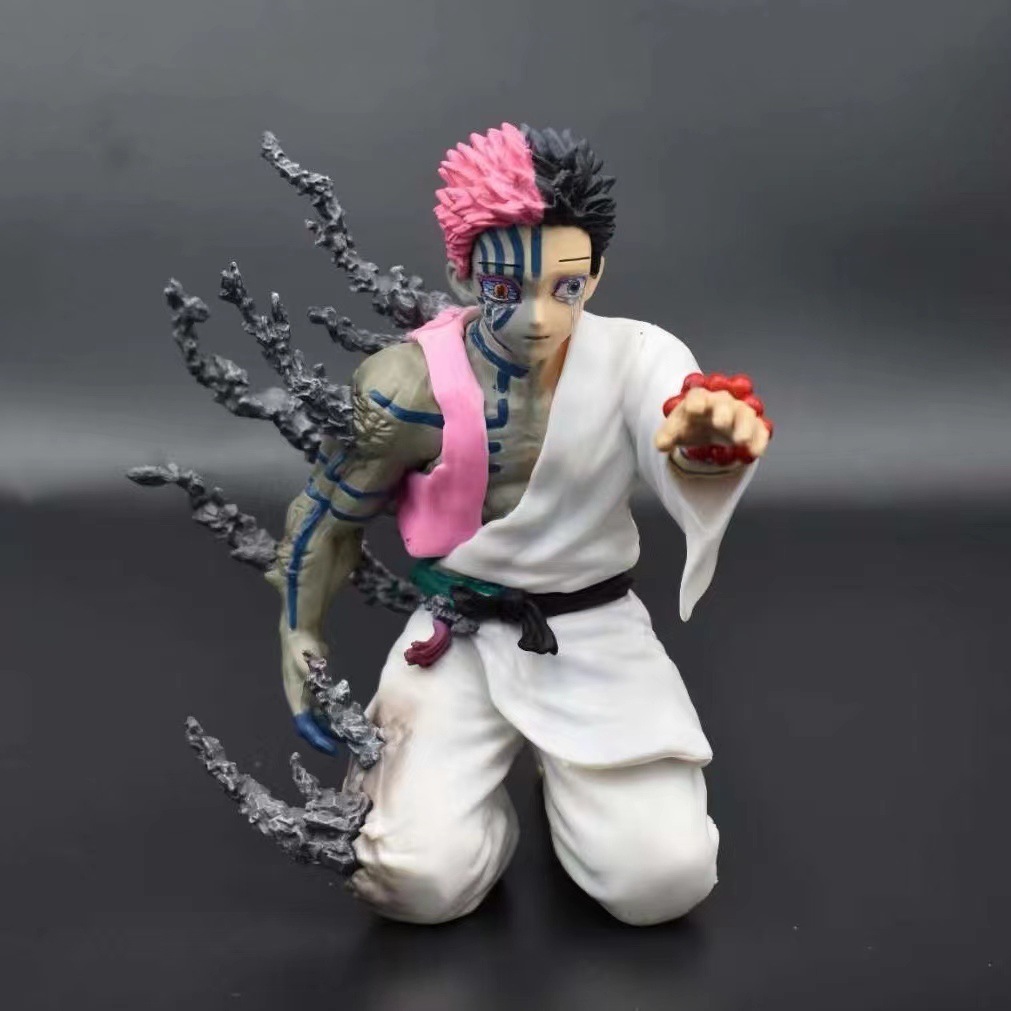 鬼灭之刃 十二鬼月 死前忏悔 上弦三 猗窝座 手办公仔摆件模型