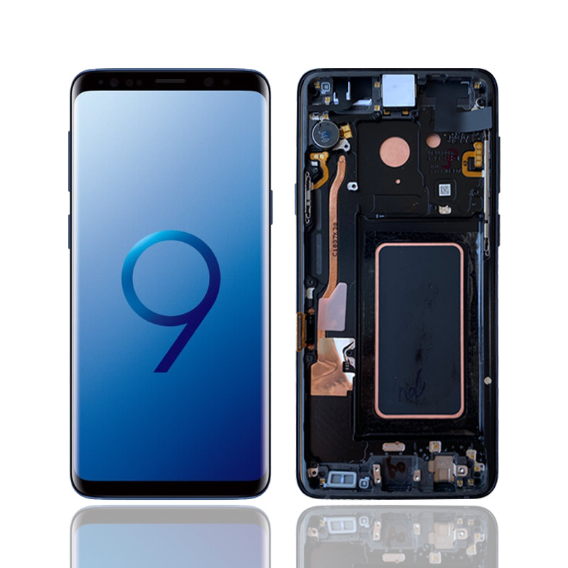 适用三星s9 plus屏幕总成g965液晶屏曲面s9 内外一体屏原装带框