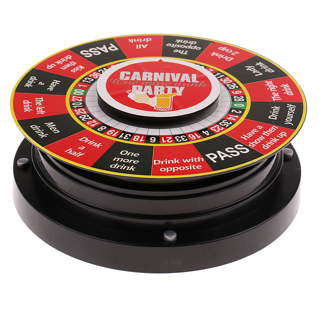 跨境货源 英文酒令转盘 ktv用品游戏轮盘 英文饮酒娱乐用品-阿里巴巴