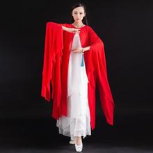 中国风禅服女装中式禅意茶服仙女装连衣裙禅舞服防晒外披古琴外罩