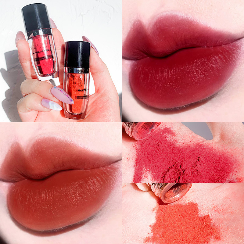 彩妆xixi轻雾臻彩水唇粉 细腻粉状质地丝滑雾面显色持妆不易沾杯