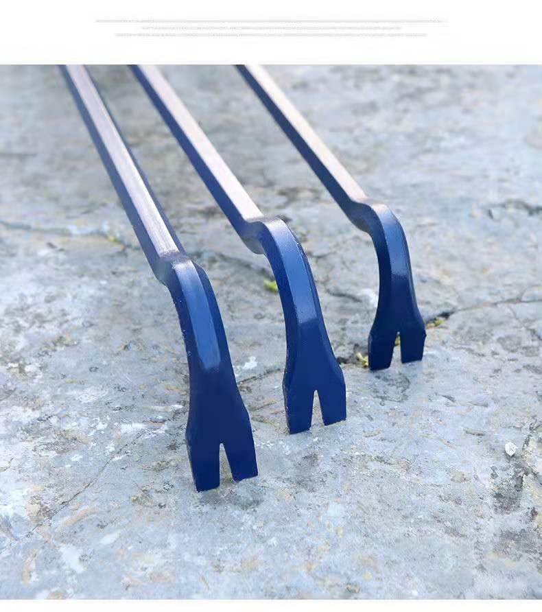 厂家批发起钉器羊角撬棍六角钢五金工具撬棒起钉特种钢撬杠