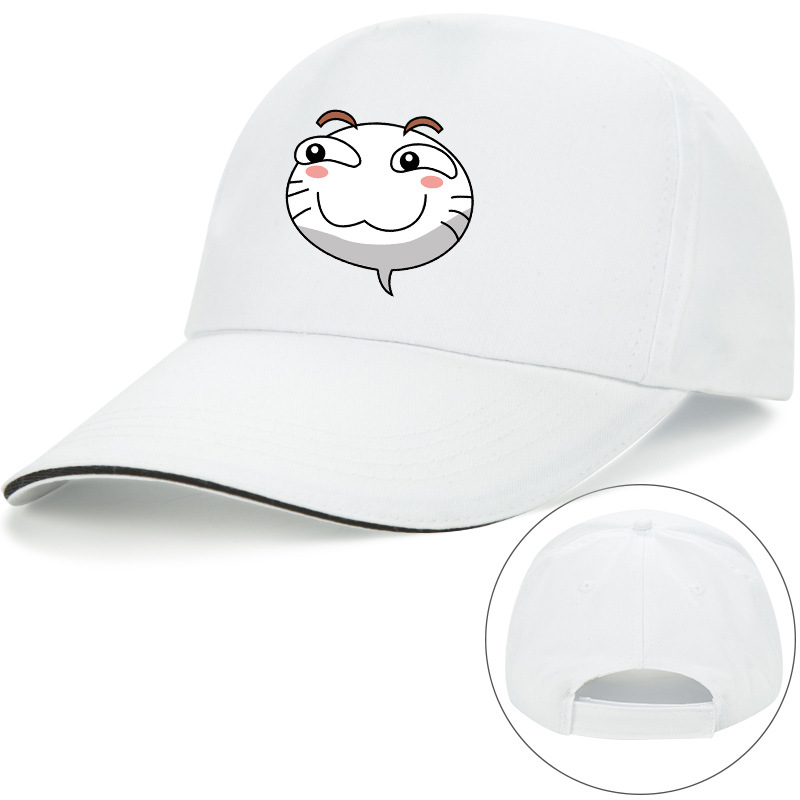 火影忍者帽子决斗场男女鸭舌帽动漫手游棒球帽挑衅摸头表情包帽子