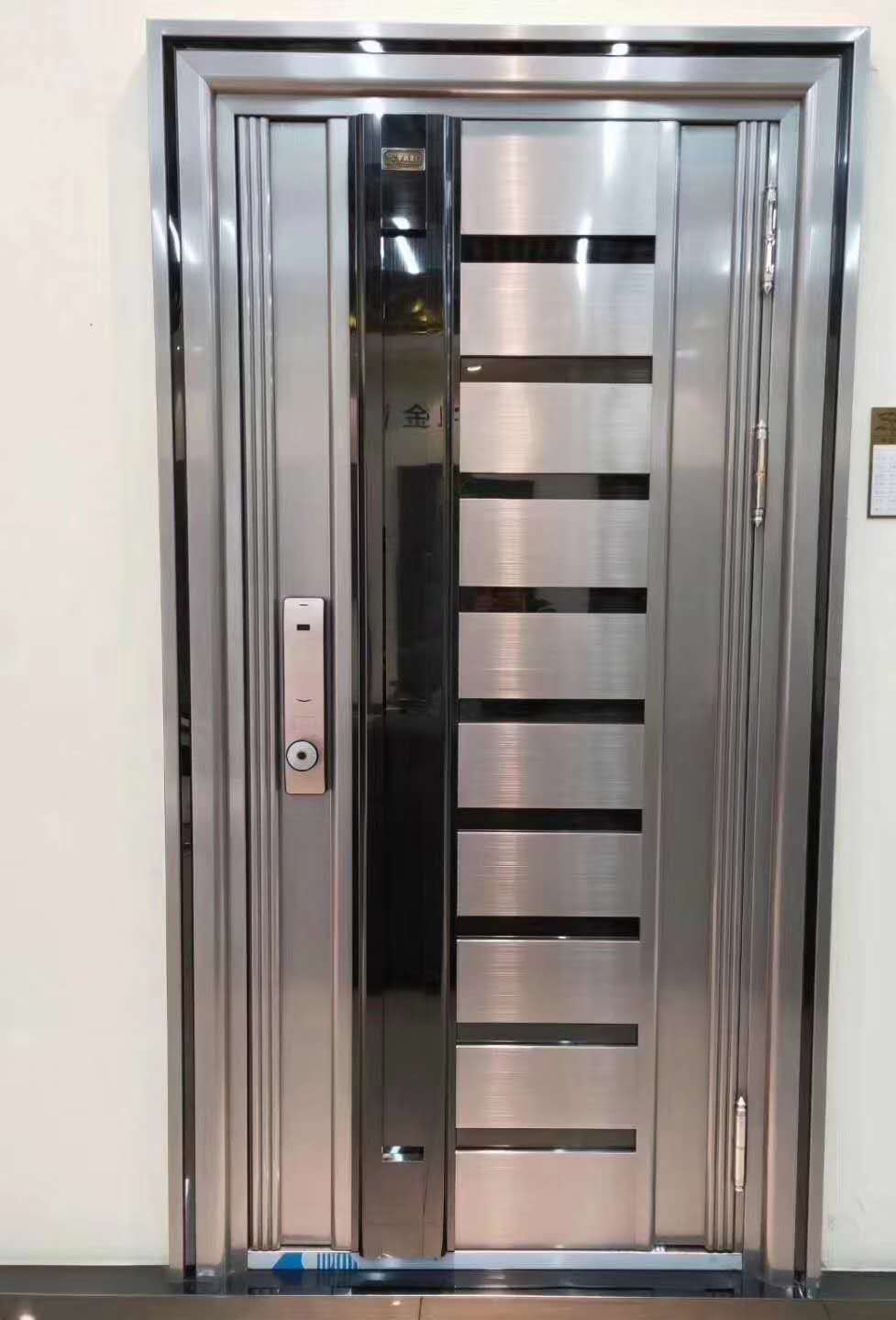 网红韩式门不锈钢入户门彩钢防盗门定制子母门