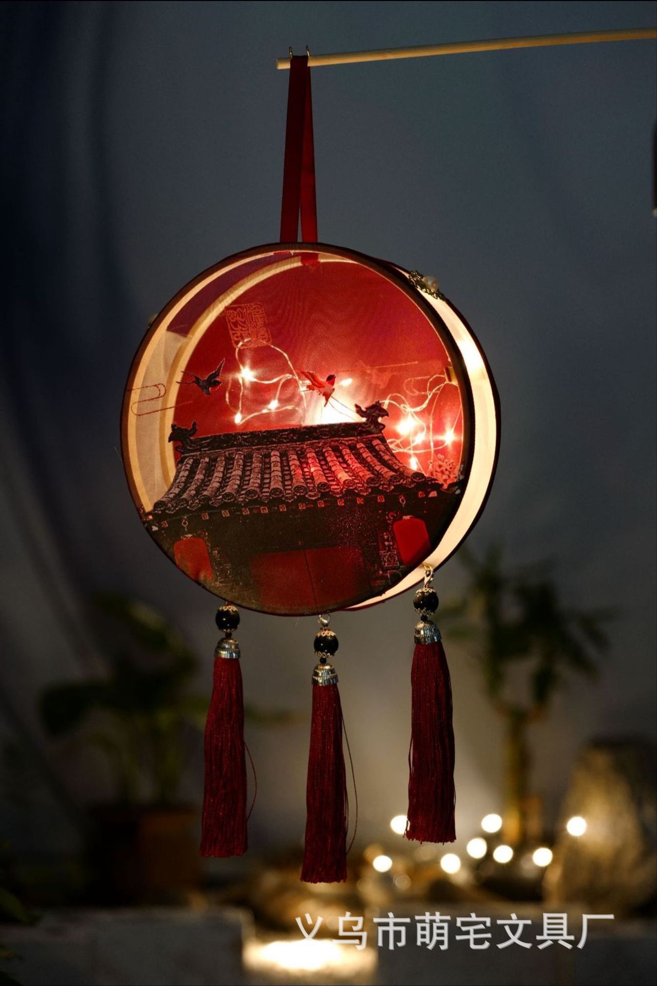 宫灯元宵灯花灯荷花灯diy手工制作汉服手提灯花灯道具灯漫展热卖