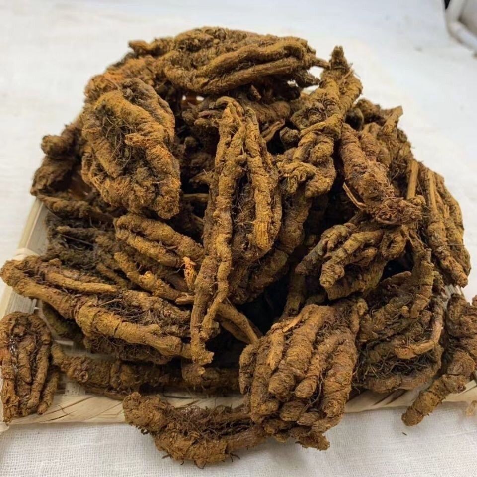 黄连中药材四川鸡爪黄连黄连片泡茶黄莲批发可搭配黄芩黄连粉