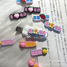 2021新款   网红趣味可爱平底树脂文字牌  手机壳diy手工装饰配件
