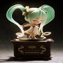 Q版粘土人 1538#初音未来 交响乐5周年 MIKU 可换脸 手办模型摆件