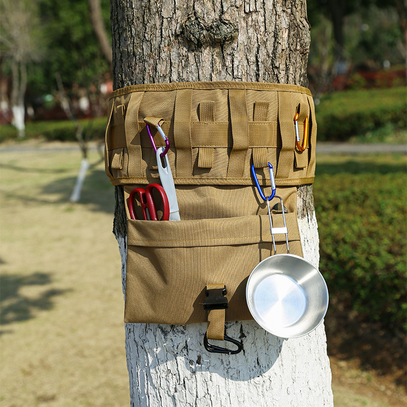 outdoor tactics buggy bag camping outdoor camping equipment foldable oxford cloth tool storage pannier bag reel