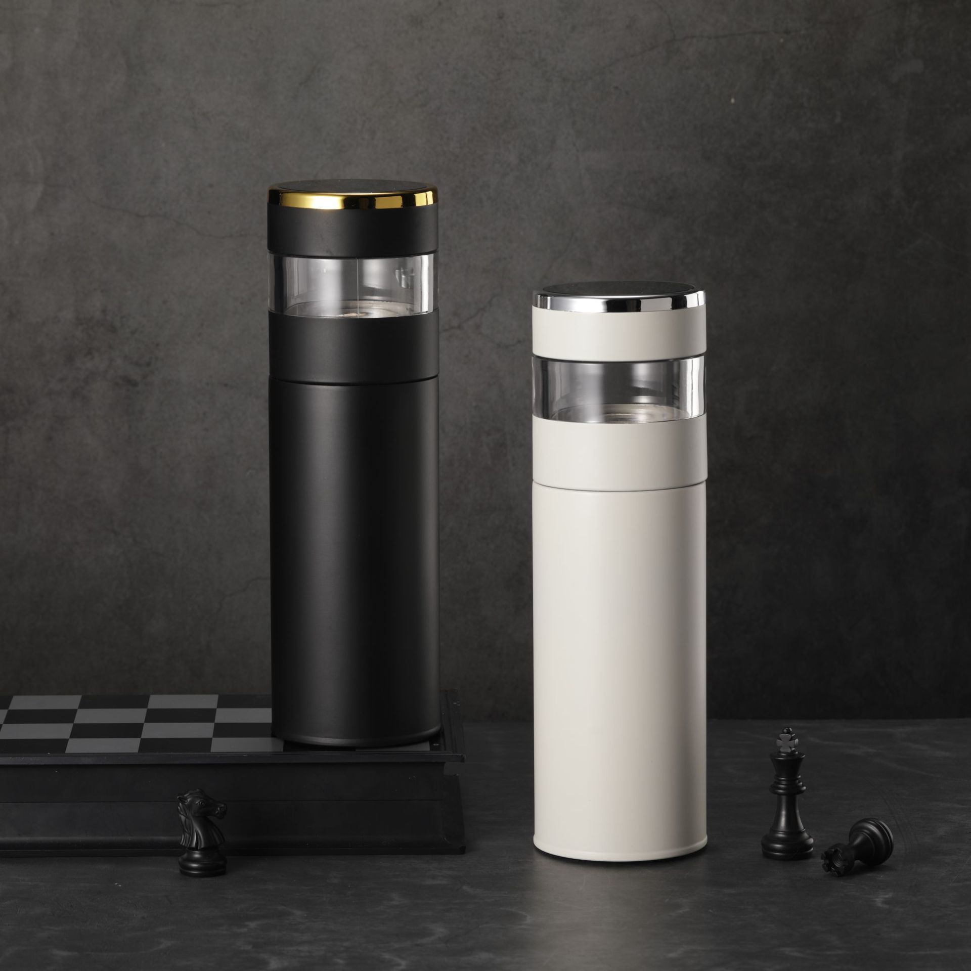 316泡茶杯茶水分离带手柄智能商务保温杯男女士办公室不锈钢水杯-报价