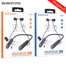 BOROFONE BE64挂脖式无线蓝牙耳机120小时长续航插卡运动耳机