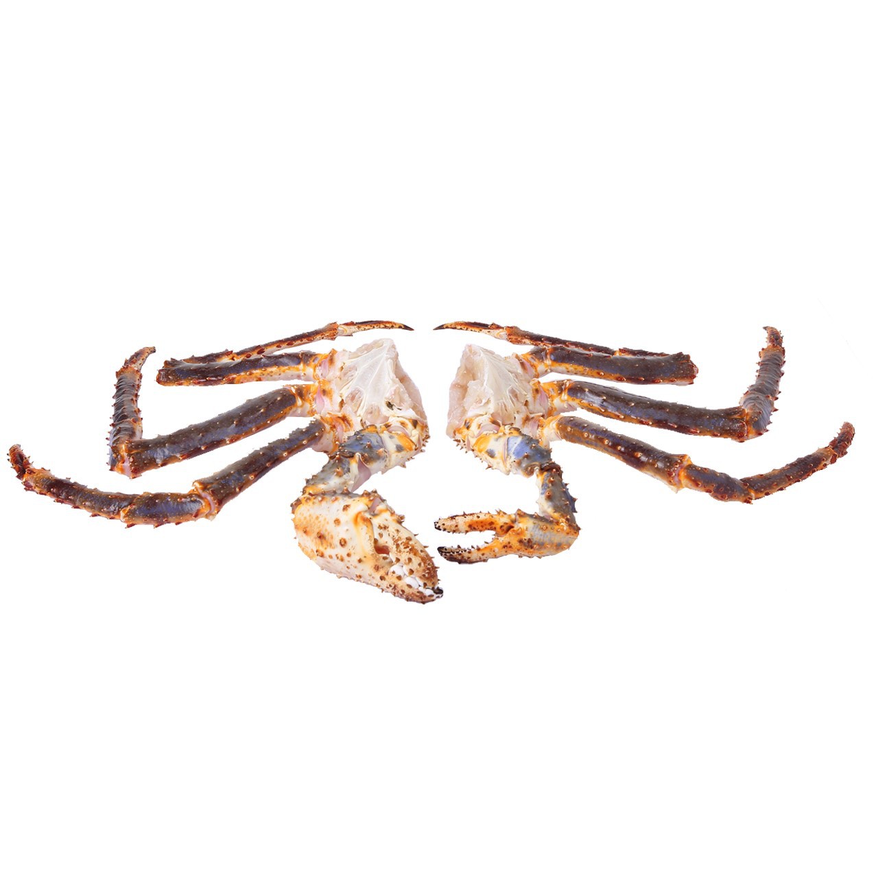 海鲜冻品阿拉斯加帝王蟹脚长脚蟹钳螃蟹钳海蟹钳蟹脚生冻帝王蟹足