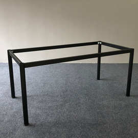 不锈钢餐桌脚支架桌腿书桌脚单边支撑脚吧台脚镀钛拉丝茶几架