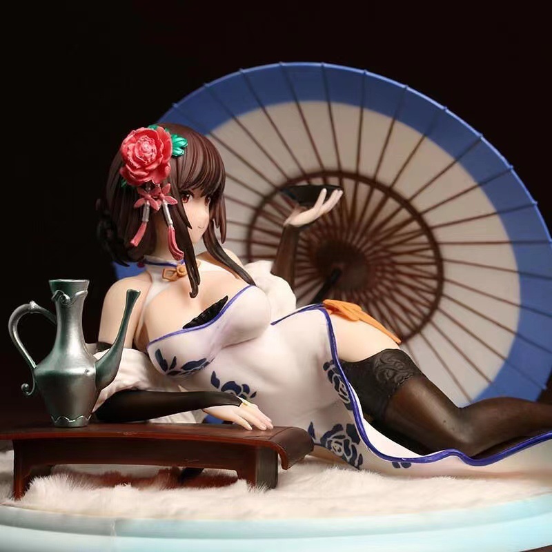 杨玉环倾城恋手办模型美少女古风躺姿旗袍杨玉怀动漫模型摆件批发