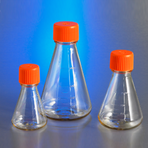 1l三角培养瓶,43mm颈瓶直径密封盖盖康宁进口耗材corning431146