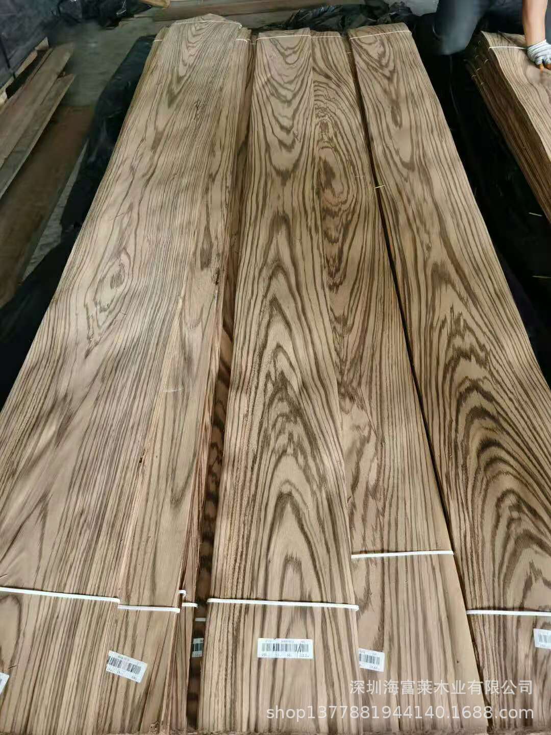 非洲斑马木皮花纹护墙板 非洲大斑马直纹木饰面板 南美斑马木皮