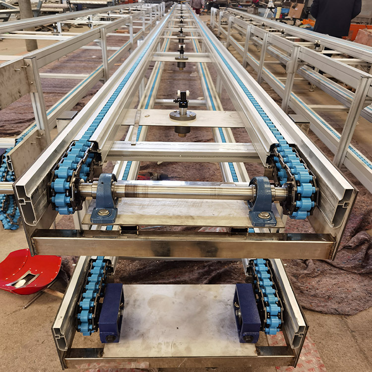 供应倍速链组装线输送线 倍速链流水线输送机 汽车座椅装配生产线