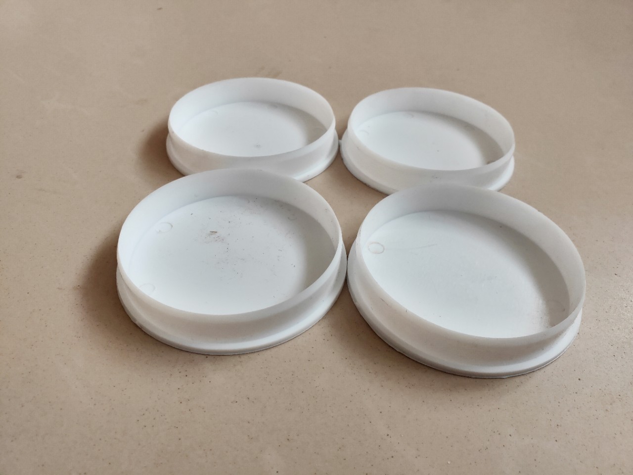 厂家批发3.5厘米圆筒纸管塞海报筒堵盖壁画包装塑料盖可订制定做