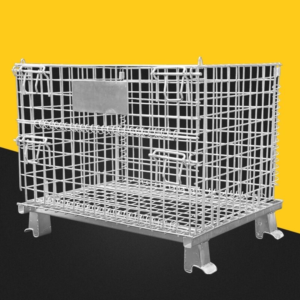 仓储笼可折叠铁框笼物流仓储台车周转箱大铁笼子狗笼子