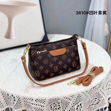 多层手提包复古女包经典新款时尚质感女单肩包百搭气质斜跨小方包