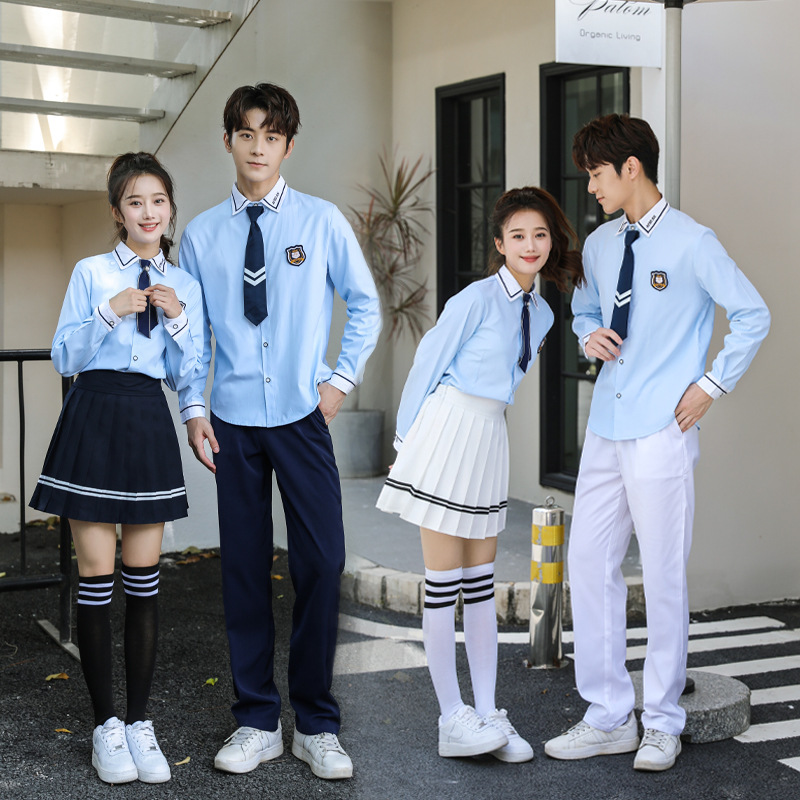 中学生大合唱演出服初中生班服男女合唱团诗歌朗诵比赛毕业照服装