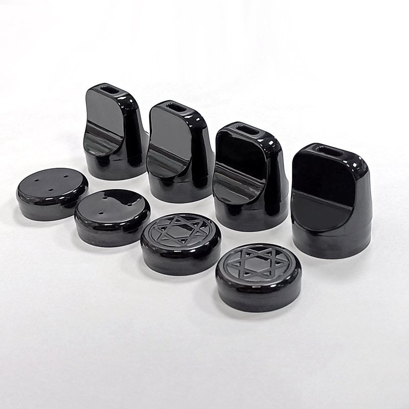 电子yan嘴加工塑料烟嘴成型注塑蓝白透明双色模具成型注塑模具