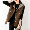 2021 fashion winter new pattern leisure time Versatile temperament Hooded By age Sleeveless Vest Ladies coat jacket 2021 fashion winter new pattern leisure time Versatile temperament Hooded By age Sleeveless Vest Ladies coat jacket