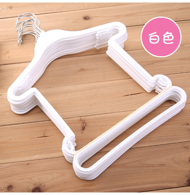 Litian Children's Clothes Hanger Baby and Infant Clothes Hanger Clothes Hanger Cute Non-Slip Plastic Traceless Storage in Stock Wholesale