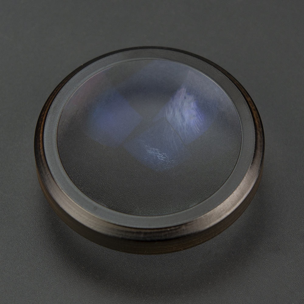 定制涂墨凹凸透镜镀膜光学镜头高清投影仪工业相机精密检测镜zlm