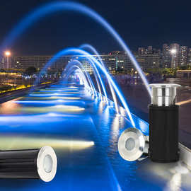 0%不锈钢led地埋灯12v24v嵌入式迷你泳池星光灯水下灯呼吸星星灯深圳